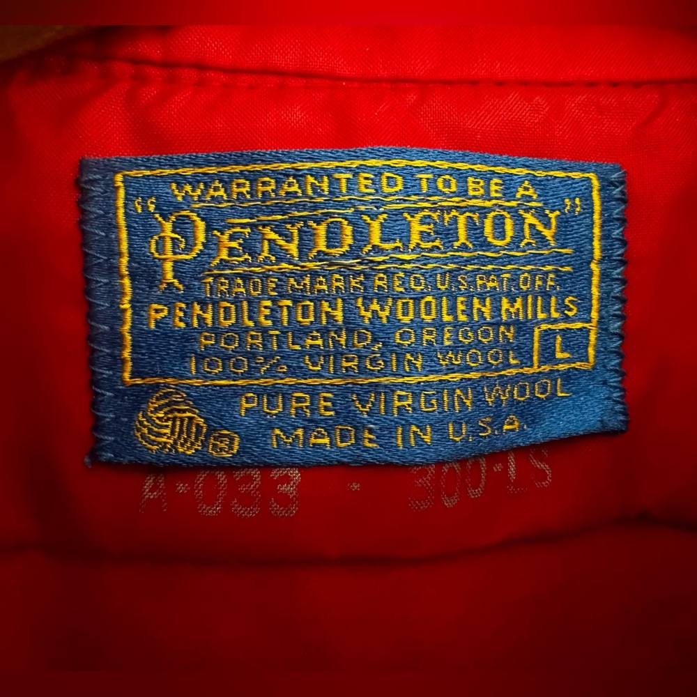 VTG Deadstock Pendleton, Men’s L